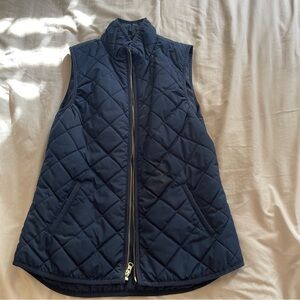 Old Navy Women’s Navy Quilted Vest Size XS